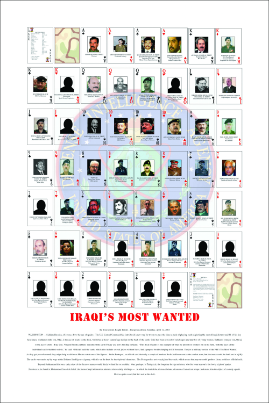 Playing cards poster